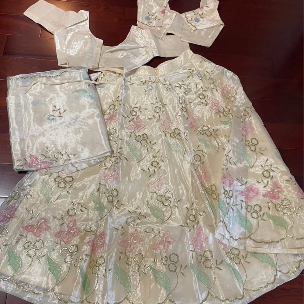 Elegant Gold Lehenga M